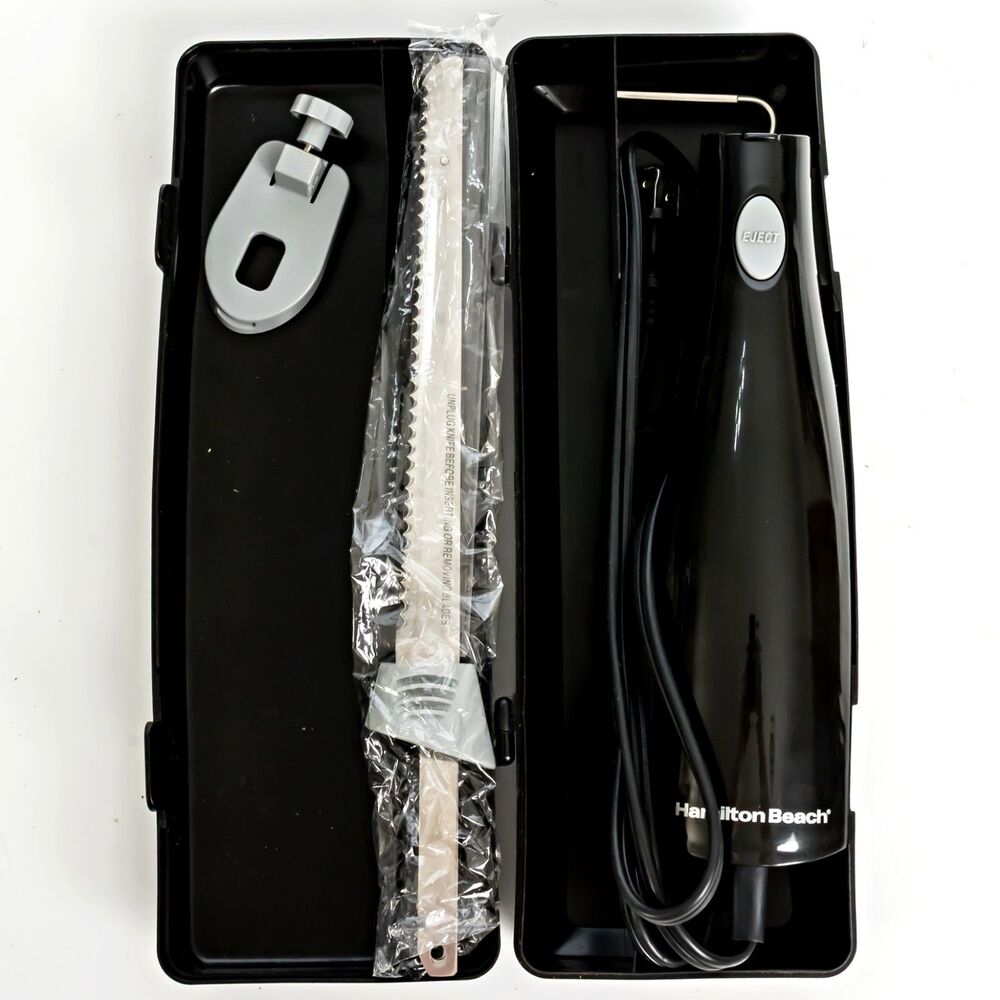 Hamilton Beach EK09 Electric Knife with Case Black